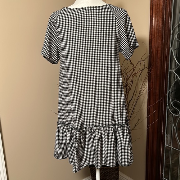 Entro drop waist gingham dress szS - Picture 6 of 12